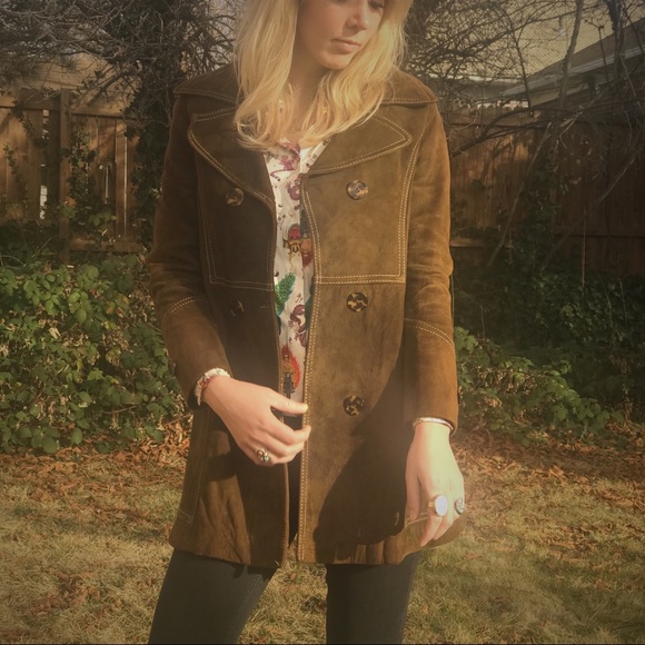 SOLD || SOFTEST VTG Suede Jacket - Picture 2 of 6